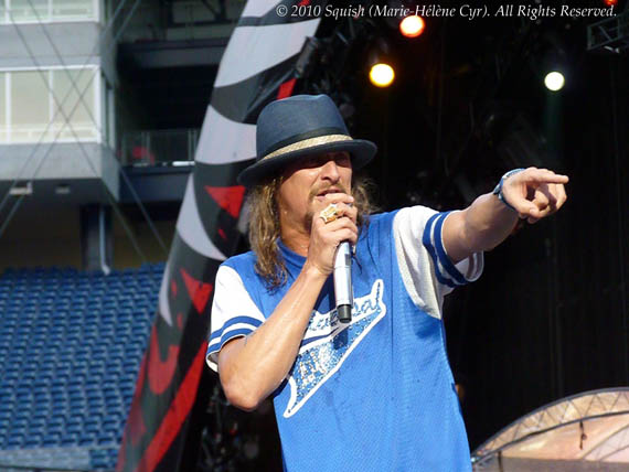 Kid Rock - Spectacle de Bon Jovi au Gillette Stadium, MA, États-Unis (24 juillet 2010)
